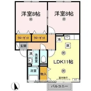 メゾン エトワール【1階】の間取り