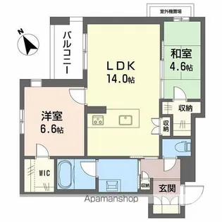 シャーメゾングランデ【3階】の間取り