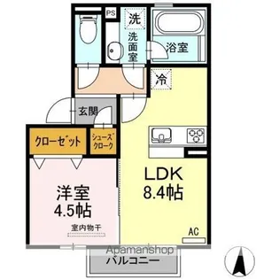 サングレイス【2階】の間取り