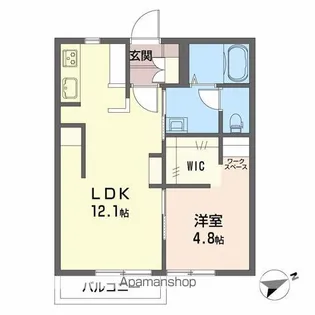 YK久保田【1階】の間取り