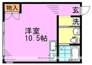 アレーロ高円寺南【2階】の間取り