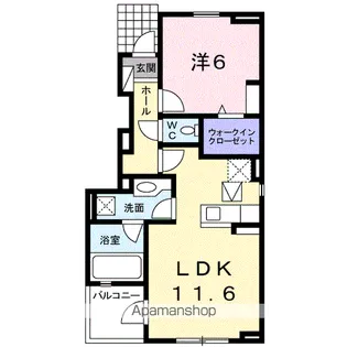 ビオーラ1131【1階】の間取り
