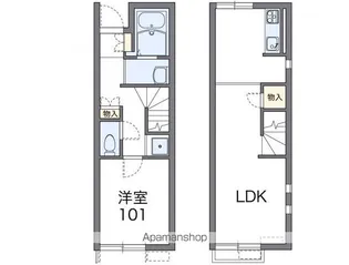 レオネクストウィンクル【1階】の間取り