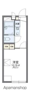 レオパレス平和台【105号室】の間取り