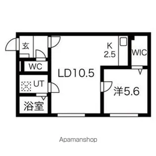 富丘ベース【101号室】の間取り