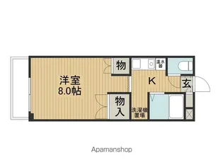 ユーハイツ【106号室】の間取り