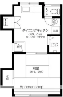 ときわ荘【2階】の間取り