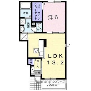 モクレン【1階】の間取り