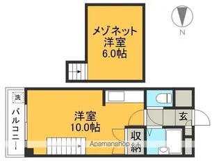 ピュア高須新町【4階】の間取り