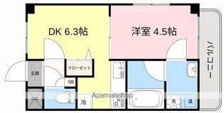 ハイツ広瀬【2階】の間取り