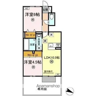 スバル【1階】の間取り