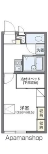 レオパレスマ メゾン【110号室】の間取り