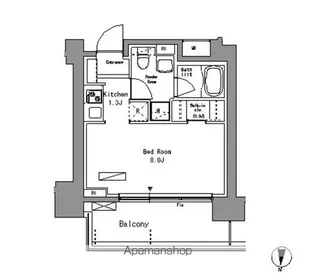 パークアクシス錦糸町【902号室】の間取り