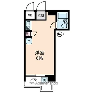 アムス堀ノ内A棟【5階】の間取り