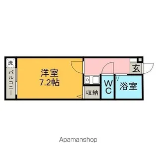 レジデンス北山A【205号室】の間取り