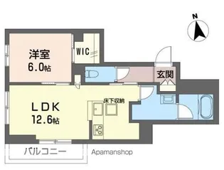 ルベール【101号室】の間取り