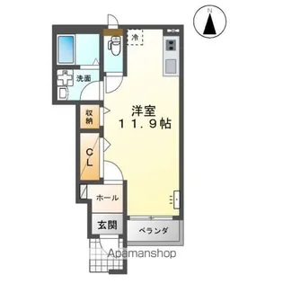 GROUSE ANNEX【1階】の間取り