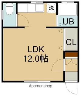 エルム大川B【202号室】の間取り