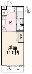 サンライズ豊益【1階】の間取り