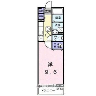 コモド アデッソ【1階】の間取り
