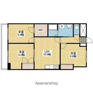 ラタンファミリアⅠ【4階】の間取り