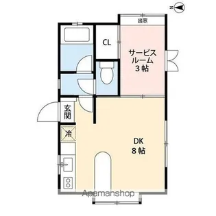 サンフレンド日の出【2階】の間取り