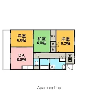 WAVE HOUSE【1階】の間取り
