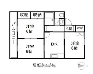 長野県長野市安茂里小市1丁目【アパート】の間取り