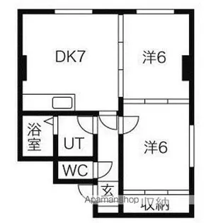ピースフル【303号室】の間取り