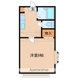 クレセール蒲町弐番館【2階】の間取り