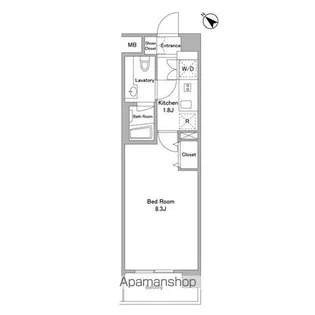 BPRレジデンス代々木初台【3階】の間取り