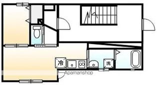 アルバーノ駅前大通り ペット(犬)【101号室号室】の間取り