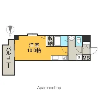 HF名駅北レジデンス EAST【308号室】の間取り