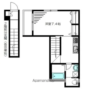 代田テラスI【202号室】の間取り