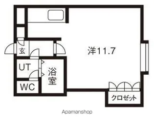 文京台レジデンスⅡ【3階】の間取り