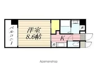 クラッシー博多【4階】の間取り