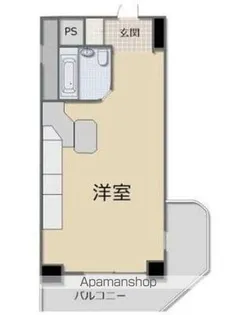 ラ・パルフェ・ド・コリドール【7階】の間取り