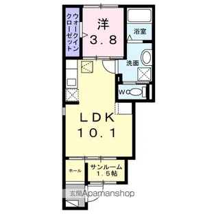 FOUR【1階】の間取り