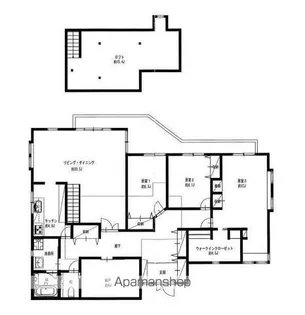 神奈川県横浜市西区浅間町2丁目【一戸建】の間取り