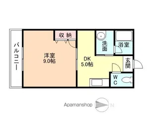 イーステインマンション【2階】の間取り