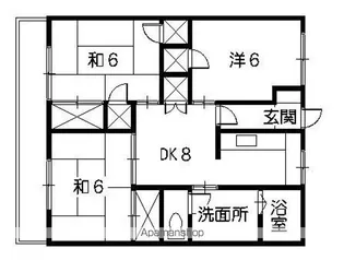 コーポくらた【4階】の間取り