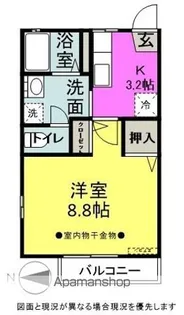 セピアコートHEROA棟【1階】の間取り