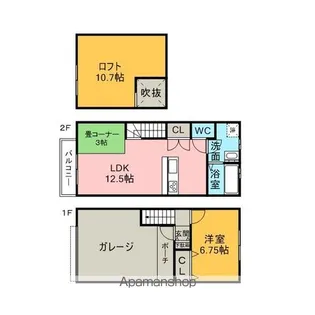 OPUS【C号室】の間取り