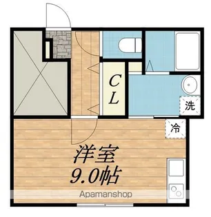 F.PARK RESIDENCEⅢ【102号室】の間取り