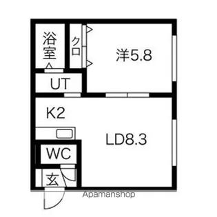 SOLATIO(ソラティーオ)【303号室】の間取り