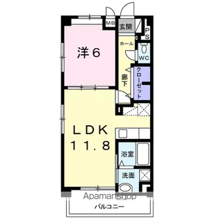 RIZZANG TERRACE【3階】の間取り