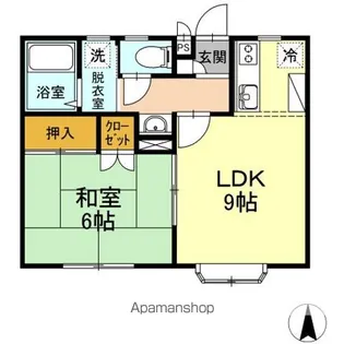 エムズ・パレス【1階】の間取り