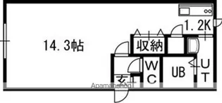 麻生アクアリオ【4階】の間取り
