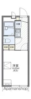 レオパレス青砥【1階】の間取り