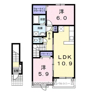 コッティ・I【2階】の間取り